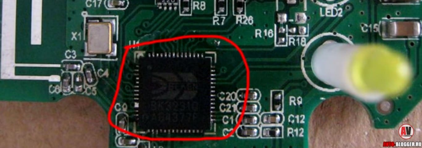 Контроллер bk3231q сканнера ELM327 v 2.1