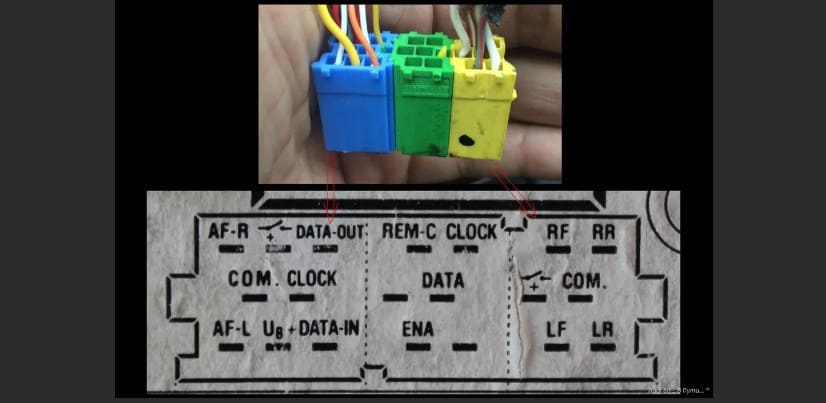 Распиновка магнитолы ауди chorus