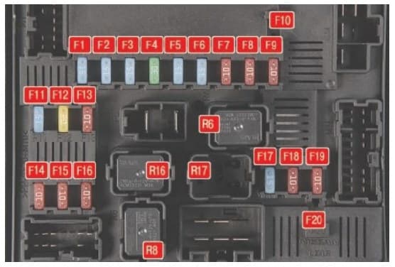 Ниссан марч блок предохранителей