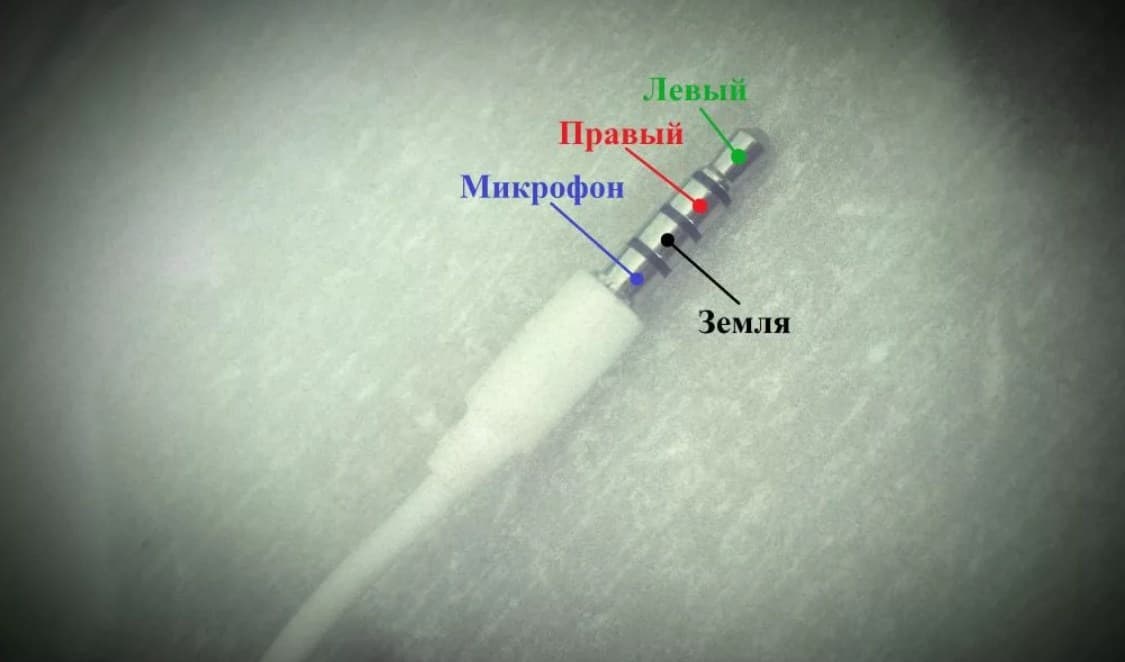 Распиновка джек 3.5 мм 4, 3, контакта