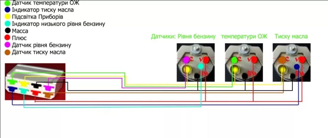 Как подключить прибор. Схема подключения указателя и датчика температуры ВАЗ 2106. Схема подключения прибора температуры охлаждающей жидкости ВАЗ 2106. Схема включения датчика температуры ВАЗ 2106. Датчик температуры ВАЗ 2105 схема.