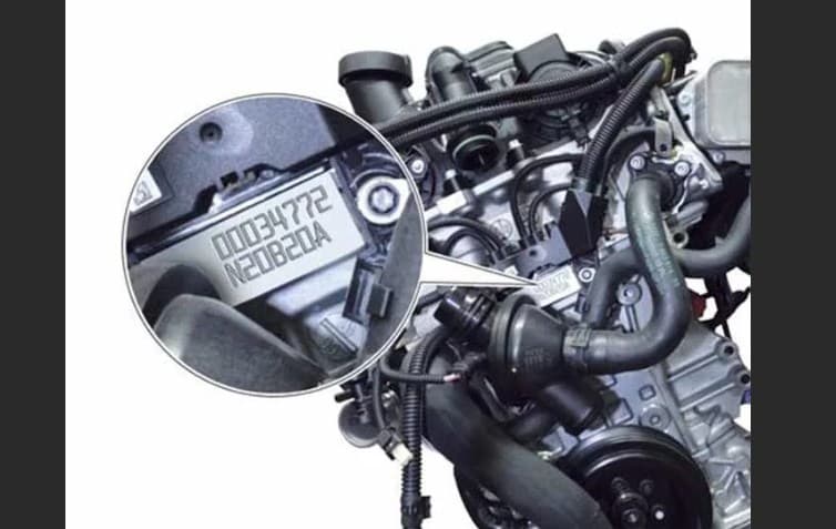 Номер двигателя BMW N20 F серии