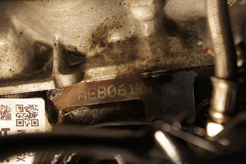 Номер на двигателях Audi A6