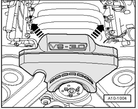 Номер на двигателях Audi V6 3.0