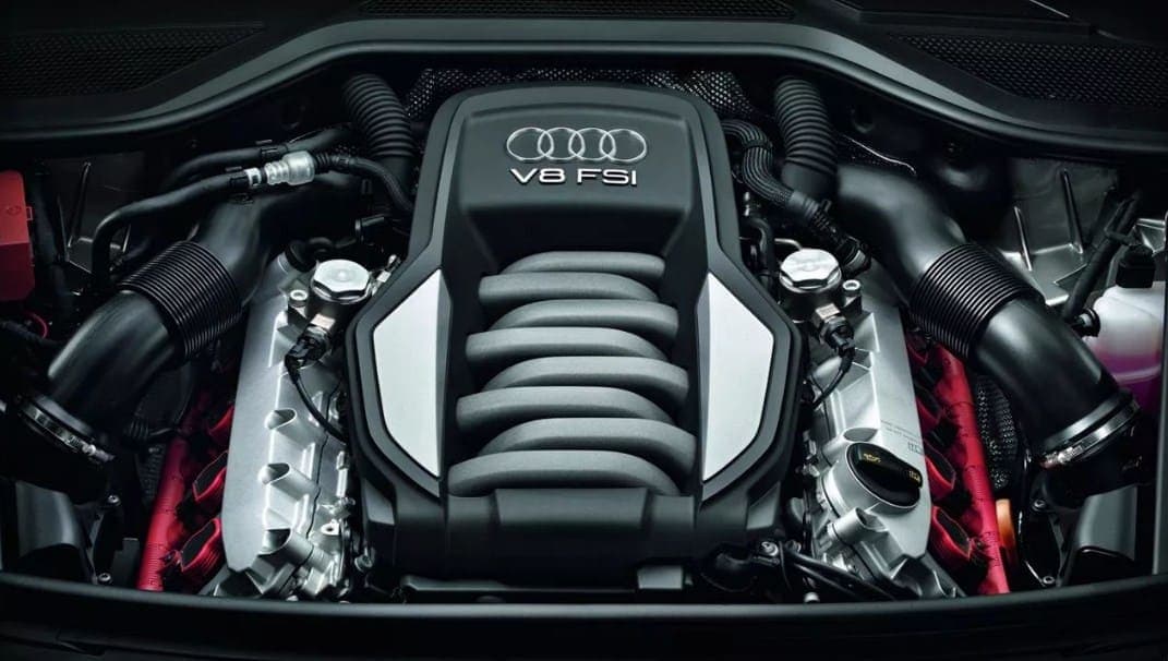номер двигателя Audi