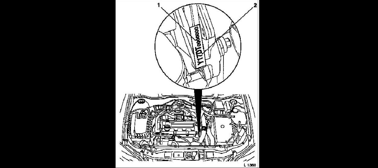 Как узнать маркировку двигателя опель вектра б