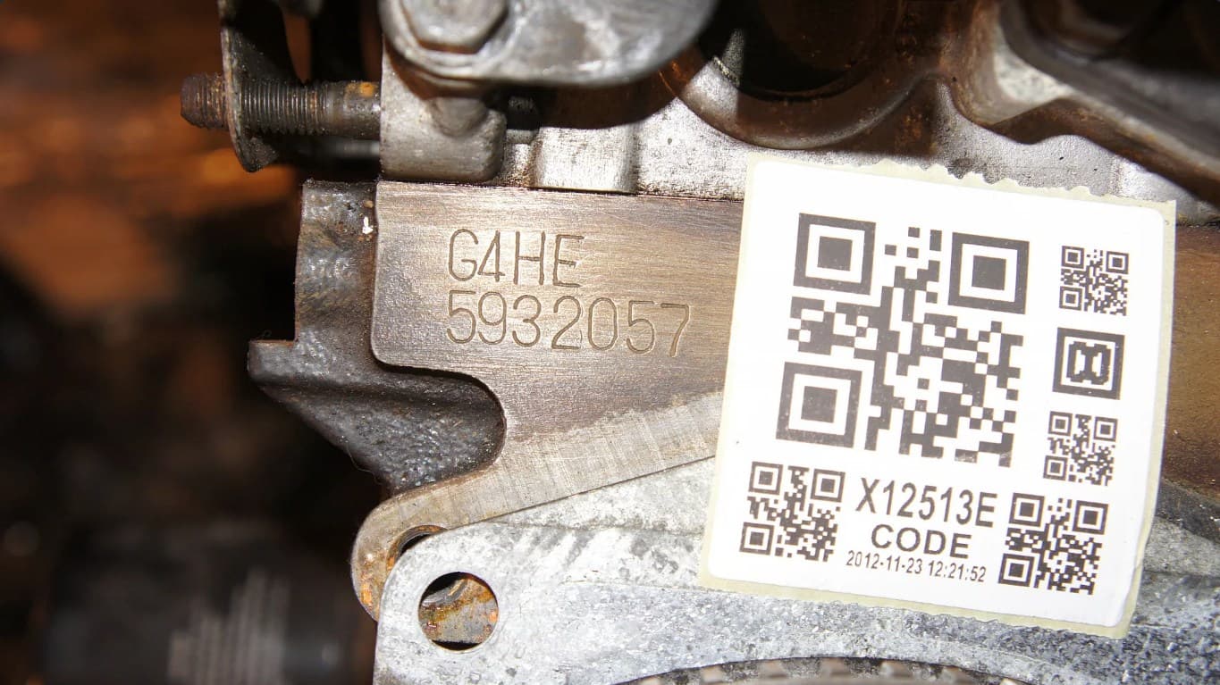 Номер двигателя на Kia Picanto