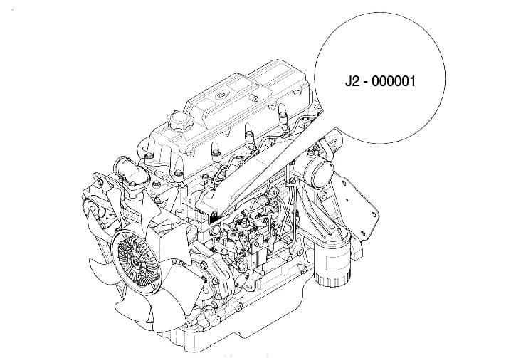 Номер двигателя на Kia Pregio