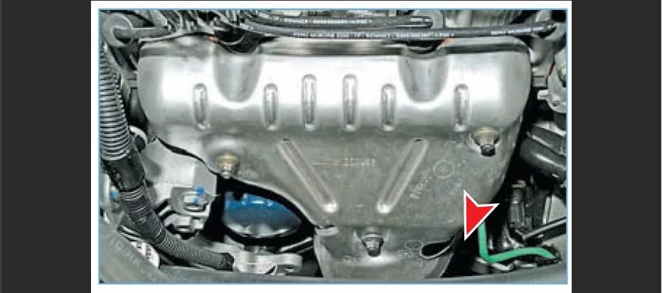 Расположение номера двигателя на Renault Duster