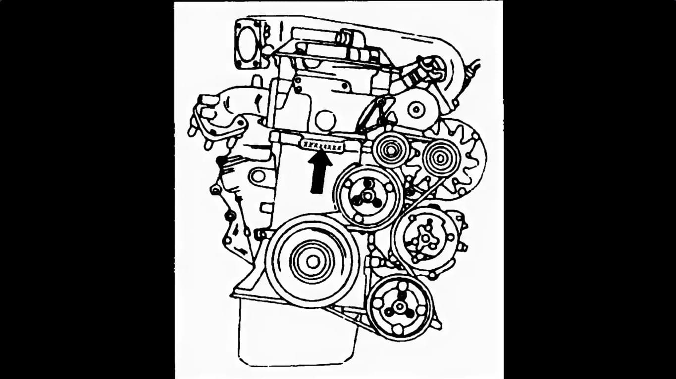 Как посмотреть номер двигателя на фольксвагене