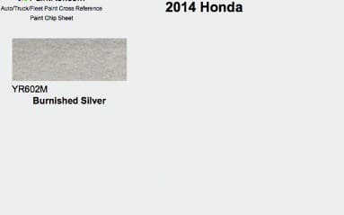 Коды цветов краски на Honda