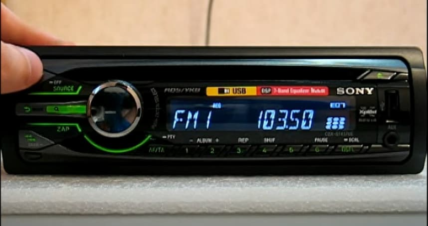 Настройка радио магнитолы Sony